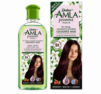 Dabur Amla Jasmine Hair Oil (Sugandhit Aariyal Amla Tel) | 200ml - Light Non-Sticky Hair Nourishment Formula | Infused with Amla & Soothing Jasmine Aroma for Long, Shiny, Strong & Beautiful Strands | South Africa | India Bazaar