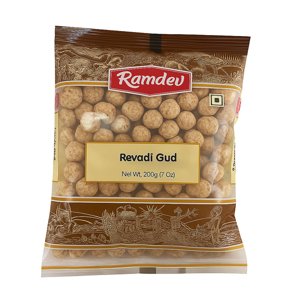Ramdev Revadi Gud 200g | Traditional Sesame Jaggery Sweet|BB:FEB.2027