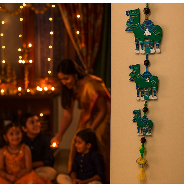 Handcrafted Camel Design Wall Hanging – Traditional Rajasthani Home Décor