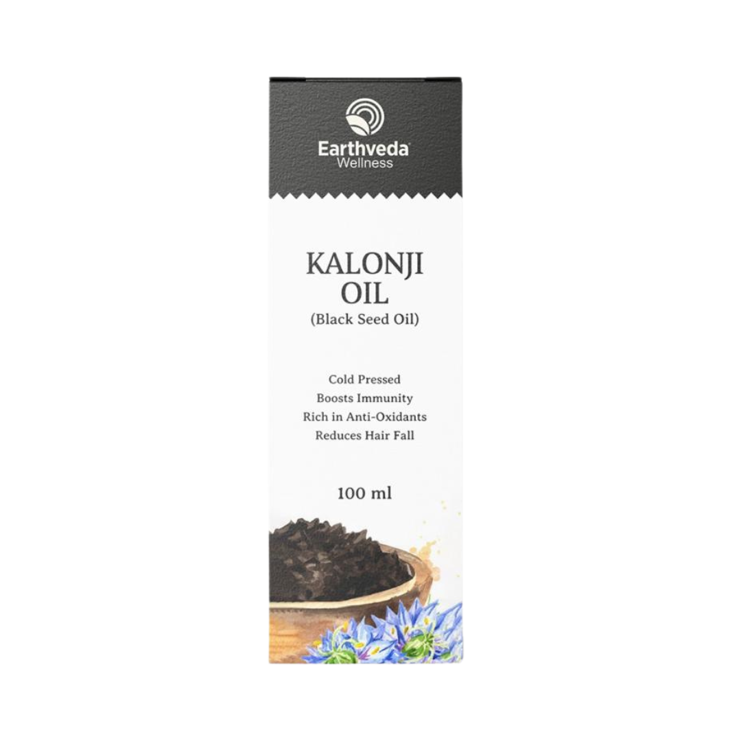 Earthveda Black Seed (Kalonji) oil (Cold Pressed)|BB:MAY2027