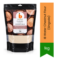 IB Water Chestnut Flour (Singoda) - Gluten-Free Flour for Baking, Pancakes & Fasting Recipes, Light & Easy to Digest | South Africa | India Bazaar