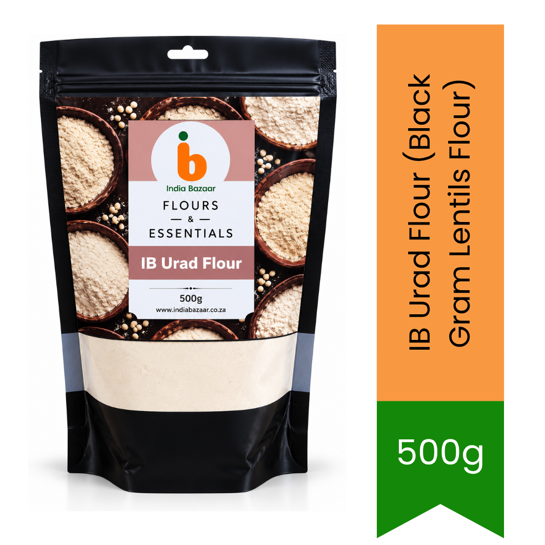 IB Urad Flour (Black Gram Lentils Flour) - Premium Fine Flour for Crispy Dosa, Fluffy Idli Batter, Papad Making & Savoury South Indian Cooking | South Africa | India Bazaar