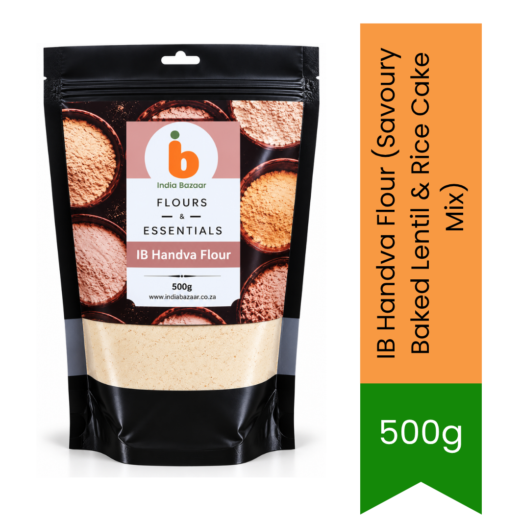IB Handva Flour (Savoury Baked Lentil & Rice Cake Mix) - Multigrain Flour for Healthy Baking, Snacks & Meals, High Fiber Nutrition | South Africa | India Bazaar