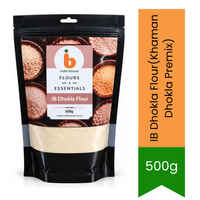IB Dhokla Flour (Khaman Dhokla Premix) - Chickpea Flour Blend for Light Fluffy Snacks & Breakfast, Quick Ready-to-Steam Meal | South Africa | India Bazaar
