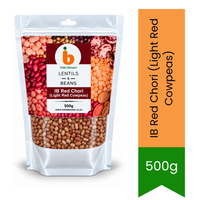 IB Red Chori (Light Red Cowpeas / Adzuki Beans) - Premium Whole Pulse | Nutrient-Rich Legume for Traditional Curries & Dal | South Africa | India Bazaar
