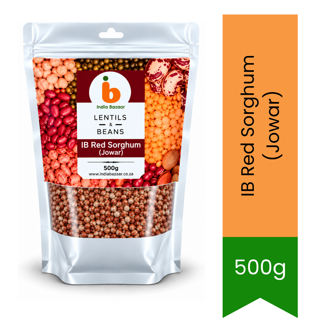 IB Red Sorghum (Jowar / Cholam Grain) - Premium Whole Grain | Nutrient-Rich Gluten-Free Staple for Healthy Meals | South Africa | India Bazaar