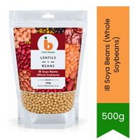 IB Soya Beans (Whole Soybeans) - Premium Pure Protein-Rich Legumes for Healthy Cooking, Soups & Salads | Delivers Essential Minerals & High Fiber | South Africa | India Bazaar