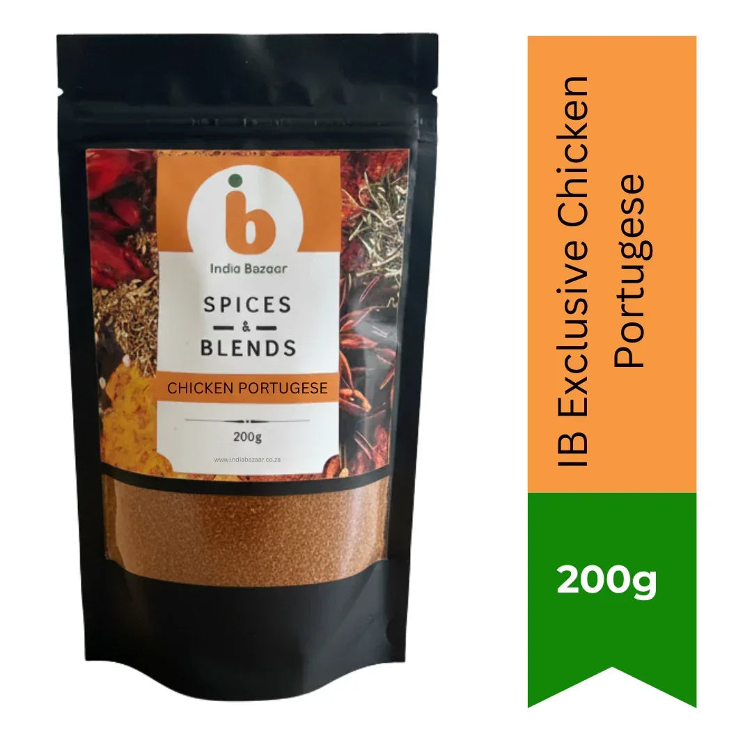 IB Chicken Portuguese Seasoning Spicy Peri Peri Style Blend (Peri Peri Chicken Rub) | 200g - Hot Tangy Chili Marinade for Flava-Grilled Chicken, Spatchcock Braai & Wings | South Africa | India Bazaar