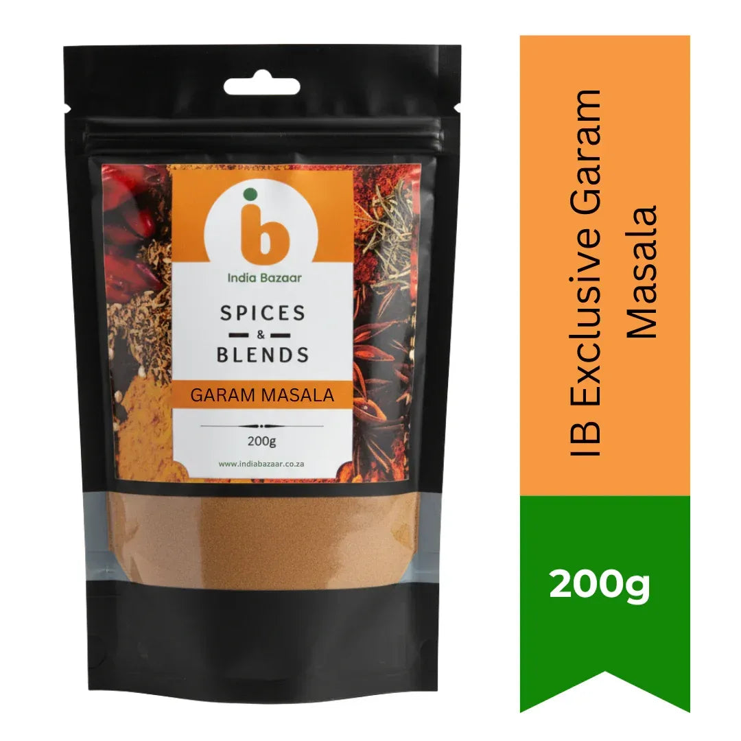 IB Garam Masala Traditional Ground Spice Blend (Garam Masala Powder) | 200g - Premium Warm Aromatic Finishing Masala for All Indian Curries, Dals & Rice Dishes | South Africa | India Bazaar
