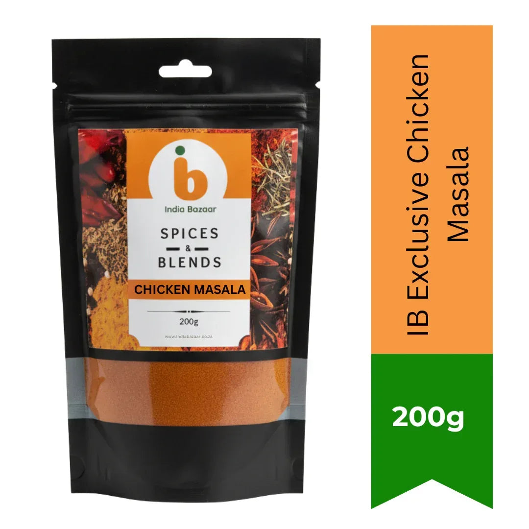 IB Chicken Masala Spicy Poultry Seasoning (Murgh Masala) | 200g - Rich Aromatic Curry & Cooking Blend for Sunday Chicken Stews, Gravies & Meat Roasts | South Africa | India Bazaar