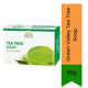 Green Valley Tea Tree Soap | 90g - Refreshing Herbal Soap with Tea Tree, Cleanses Skin & Supports Everyday Skin Care | South Africa | India Bazaar