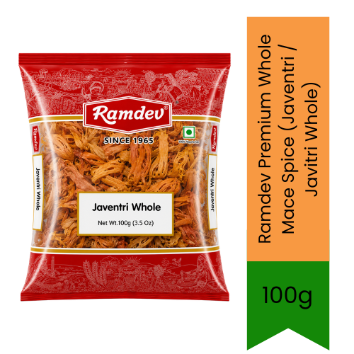 Ramdev Premium Whole Mace Spice (Javentri / Javitri Whole) - Highly Aromatic Exotic Mace Blades Perfect for Authentic Biryanis, Mughlai Curries & Warm Garam Masala Blends | Infuses Deep Sweet & Peppery Warmth | South Africa | India Bazaar