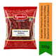 Ramdev Premium Kashmiri Whole Red Chillies (Kashmiri Lal Mirch Stalkless) - Mildly Pungent Dried Pods Perfect for Rich Red Gravies, Tandoori Dishes & Authentic Tempered Tadka | Adds Deep Vibrant Colour | South Africa | India Bazaar
