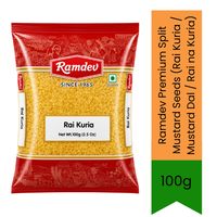 Ramdev Premium Split Mustard Seeds (Rai Kuria / Mustard Dal / Rai na Kuria) - Essential Coarsely Split Seeds for Traditional Indian Pickles, Achar Masala, Chutneys & Tempered Tadka | Delivers Sharp Pungent Flavor | South Africa | India Bazaar