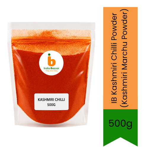 IB Kashmiri Chilli Powder (Kashmiri Marchu Powder) - Premium Mild Ground Red Pepper for Rich Crimson Colour in Tandoori & Curry Gravies | South Africa | India Bazaar