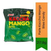 Parle Kaccha Mango Bites Candy | 217.8g Value Pack - Iconic Sweet & Sour Green Mango Flavor Hard Toffees, Nostalgic Indian Street Treat for Kids | South Africa | India Bazaar
