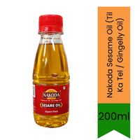 Nakoda Sesame Oil (Til Ka Tel / Gingelly Oil) - Pure Premium Cooking & Pooja Oil, Rich Nutritious Base for South Indian Curries & Ayurvedic Massages | South Africa | India Bazaar