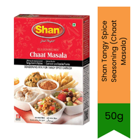 Shan Tangy Spice Seasoning (Chaat Masala) - Zesty, Sour, Salty & Lightly Spicy Blend | Snack, Fruit & Salad Enhancer | South Africa | India Bazaar