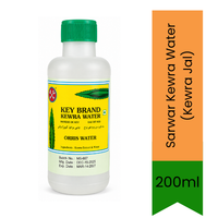 Key Brand Kewra Water (Kewra Jal) - Aromatic Screwpine Essence for Biryani, Desserts & Sweets | Delivers Exotic Floral Fragrance & Flavor | South Africa | India Bazaar