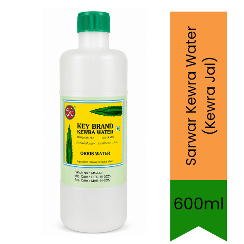 Key Brand Kewra Water (Kewra Jal) - Aromatic Screwpine Essence for Biryani, Desserts & Sweets | Delivers Exotic Floral Fragrance & Flavor | South Africa | India Bazaar
