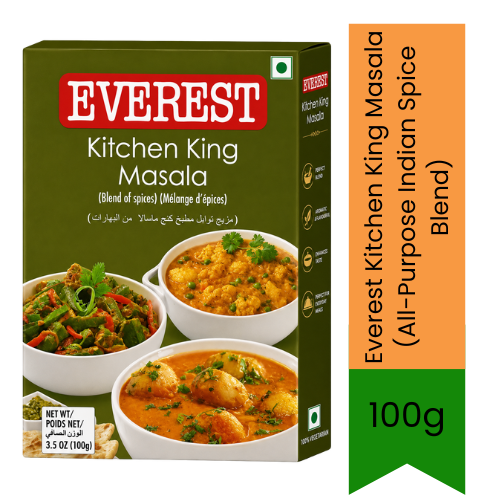 Everest Kitchen King Masala (All-Purpose Indian Spice Blend) - Premium Master Curry Seasoning to Elevate Everyday Mixed Vegetable Dishes | South Africa | India Bazaar