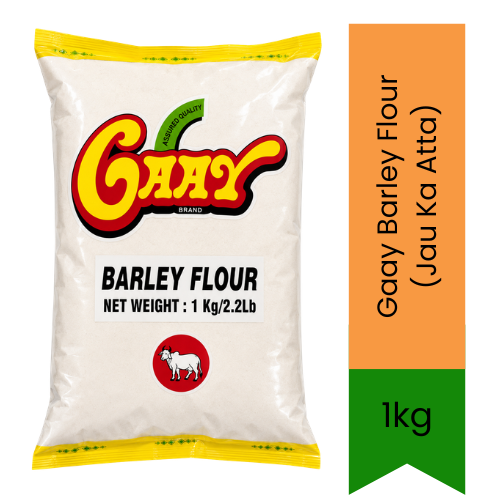 Gaay Barley Flour (Jau Ka Atta) | 1kg - Nutrient-Rich Whole Grain Flour for Healthy Roti, Flatbreads & Baking | Delivers High Dietary Fiber & Wholesome Taste | South Africa | India Bazaar
