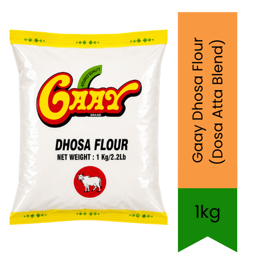 Gaay Dhosa Flour (Dosa Atta Blend) | 1kg - Ready Premix Grain Flour for Crispy South Indian Dosas & Uttapams | Delivers Golden Brown & Authentic Texture | South Africa | India Bazaar