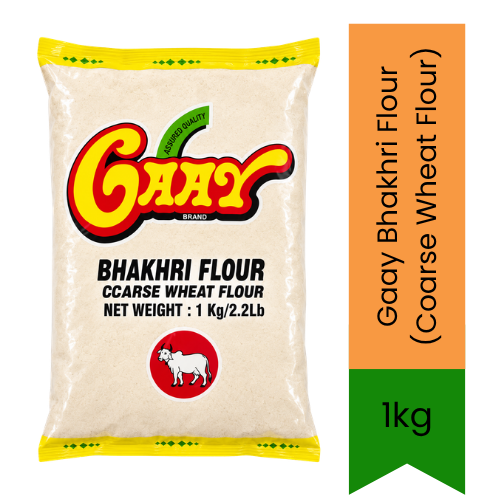Gaay Bhakhri Flour (Coarse Wheat Flour) | 1kg - Premium Coarsely Ground Atta for Traditional Gujarati Bhakri & Rotla | Delivers Crispy, Authentic & Dense Texture | South Africa | India Bazaar