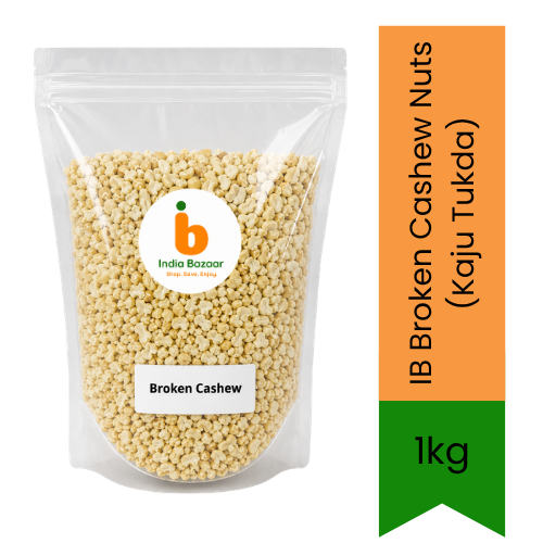 IB Broken Cashew Nuts (Kaju Tukda) - Premium Quality Split Cashews for Indian Sweets, Kheer, Gravies & Baking | Delivers Rich Creamy Taste & Nutritious Crunch | South Africa | India Bazaar