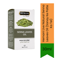 Hemani Live Natural Senna Leaves Oil (Sanay Ke Patte Ka Tel) | 30ml - Hair & Skin Care (For External Use Only)