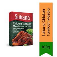 Suhana Chicken Tandoori Masala Roast Spice Mix (Tandoori Murgh Masala) - Easy Clay Oven Marinade for Braai BBQ, Air Fryer Wings & Grilled Tandoori Platters | South Africa | India Bazaar