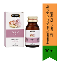 Hemani Live Natural Garlic Oil (Lasun Ka Tel) | 30ml - Hair Care(For External Use Only)