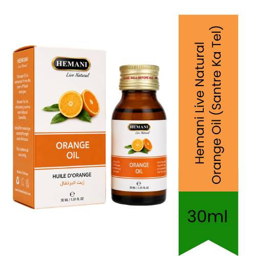 Hemani Live Natural Orange Oil (Santre Ka Tel) | 30ml - Skin Care(For External Use Only)