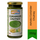 Ashoka Coriander Chutney (Dhaniya Chutney) | 250g - Authentic Green Chutney for Snacks, Chaat & Sandwiches, Fresh Herbal Taste | South Africa | India Bazaar