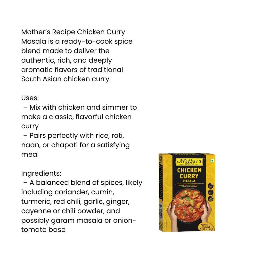 Mother's Recipe Chicken Curry Masala | 50g