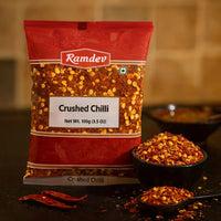 Ramdev Chilli Crushed 100g – Bold & Spicy Flavor