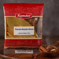 Ramdev Garam Masala Whole 200g – Authentic Indian Spice Blend | Fresh & Aromatic