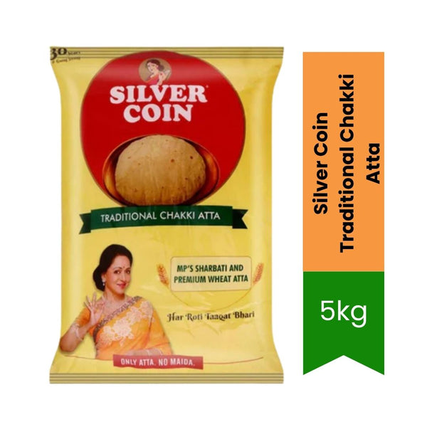 Silver Coin Traditional Chakki Atta |BB:09.JAN.2026