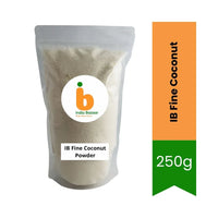 IB Desiccated Coconut / Fine Coconut (Kopra Nu Chrun) | 200g - Shredded Fresh Tropical Coconut Pulp for Festive Baking, Indian Mithai Sweets & Curries | South Africa | India Bazaar