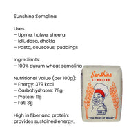 Sunshine Semolina | 500g