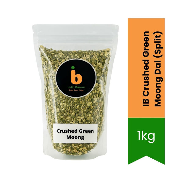IB Crushed Green Moong Dal (Split) – 1Kg | Unpolished Split Green Gram