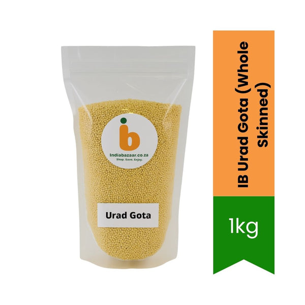 IB Urad Gota (Whole Skinned) – 1Kg | Premium Whole White Urad Dal