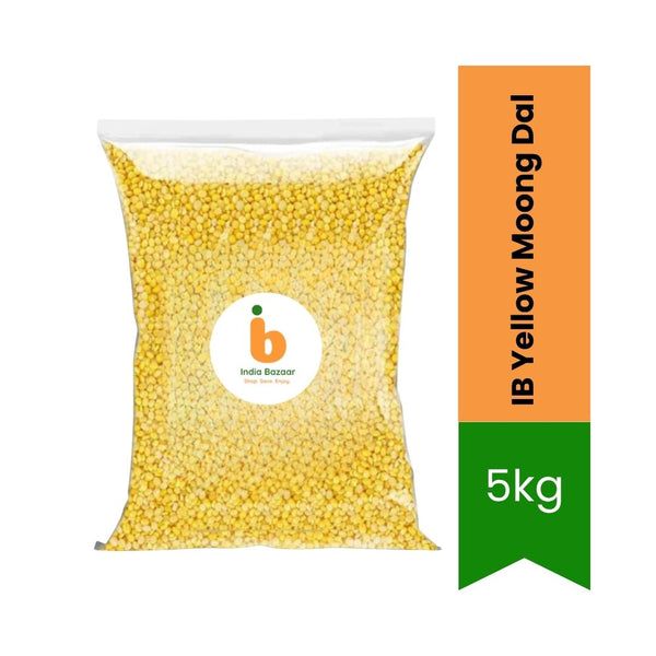 IB Yellow Moong Dal – 5Kg | Premium Unpolished Split Yellow Lentils
