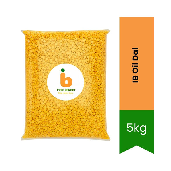 IB Oil Dal – 5Kg | Premium Oiled Toor/Tuver Dal (Split Pigeon Peas)