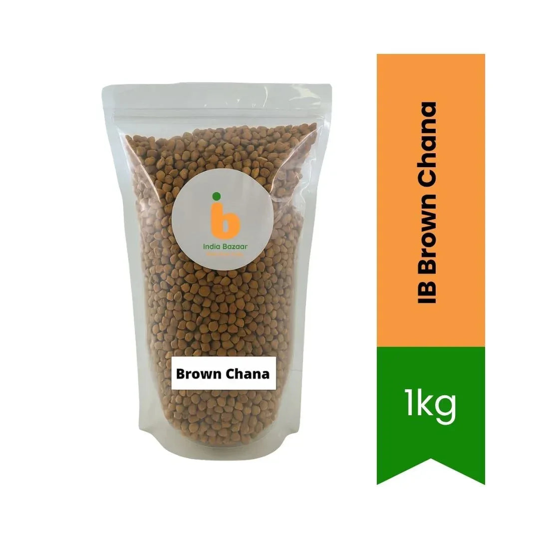 IB Brown Chickpeas / Kala Chana 1kg | Smart Saver, High Protein & Hearty | Perfect for Curries, Salads & Meals | South Africa | India Bazaar