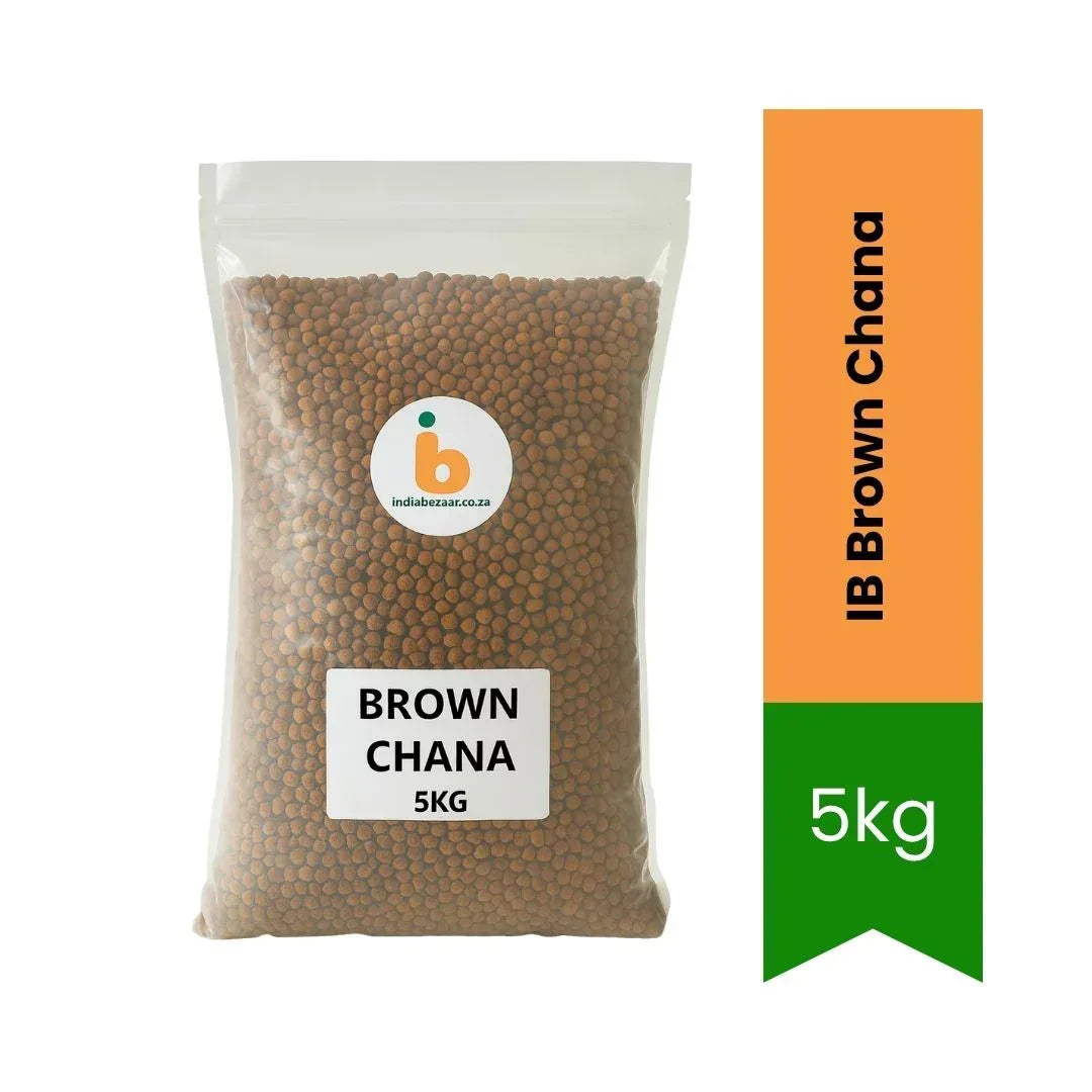 IB Brown Chickpeas | 5kg | Brown Chana (Kala Chana) | High Protein, Hearty & Nutritious | Bulk Cooking Essential | South Africa | India Bazaar
