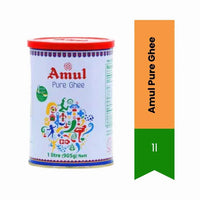 Amul Clarified Butter (Pure Ghee) 1L | Premium Cooking Fat for Frying, Baking, Roasting & Toast | Rich, Buttery & Naturally Lactose-Free | South Africa | India Bazaar