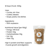 IB Soya Chunk 500g – Plant-Based Protein Boontjies