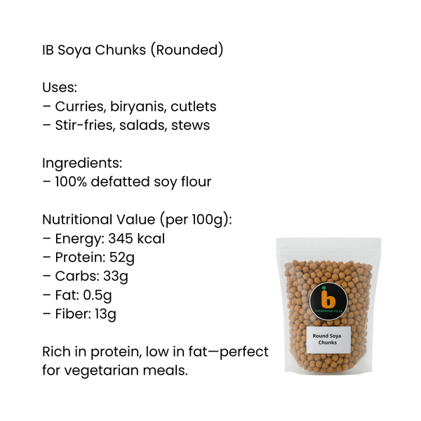 IB Soya Chunks Round 500g – Plant-Based Protein Boontjies