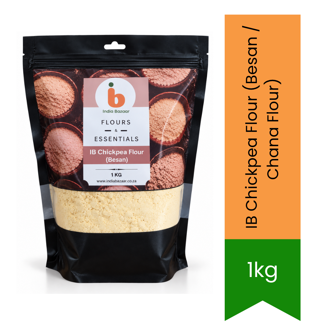 IB Chickpea Flour (Besan / Chana Flour) - Best Value, High Protein & Smooth Texture | Perfect for Baking, Frying & Cooking | South Africa | India Bazaar